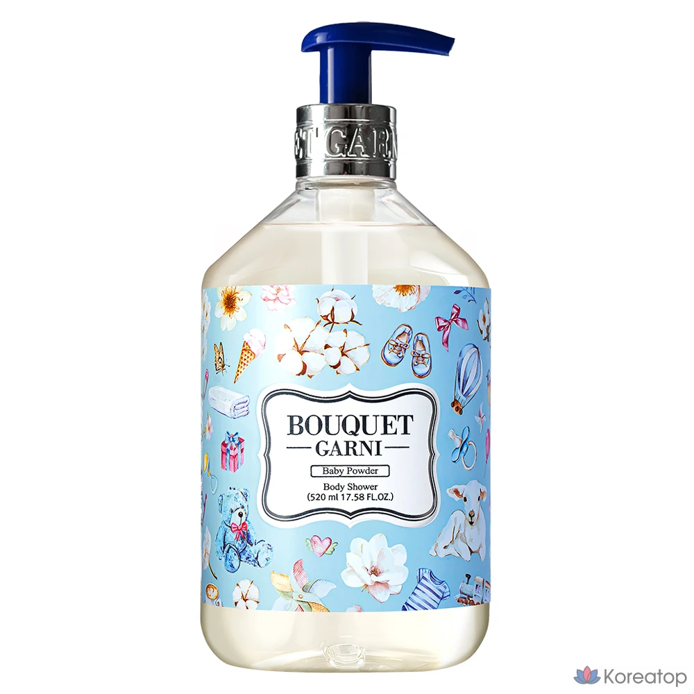 Гель для душа Bouquet garni Fragranced Body Wash Baby Powder, 520 мл, 1 шт.