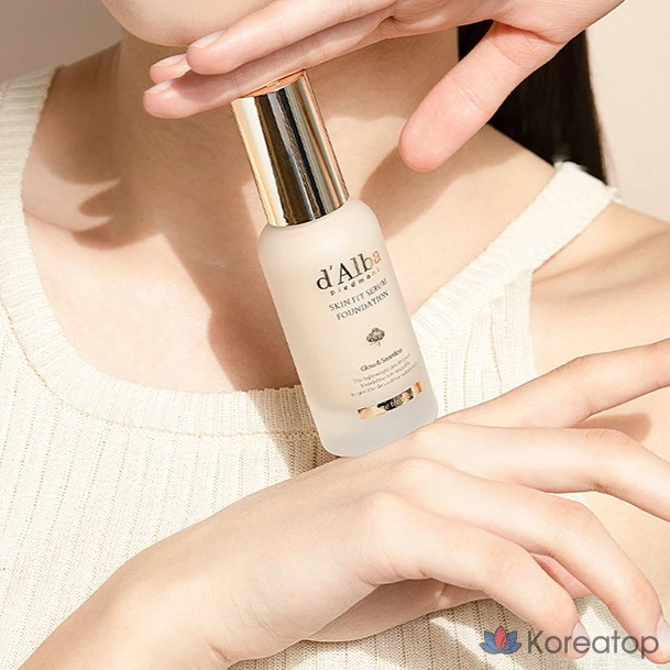 Тонер d'Alba Skin Fit Serum Foundation, оттенок 21, 30 мл, 1 шт., фото 6
