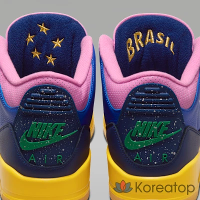 Кроссовки мужские Jordan Air Jordan 3 Retro OG, Brazil, фото 9