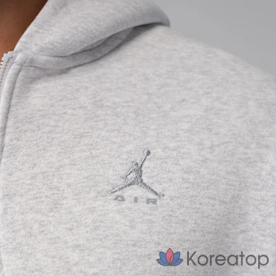 Свитшот на молнии мужской Jordan Brooklyn Oversized Fleece Full-Zip, фото 5