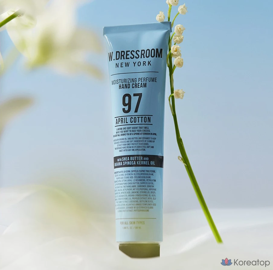Крем для рук W.Dressroom Perfume Hand Cream 97 April Cotton, 50 мл, 1 шт.