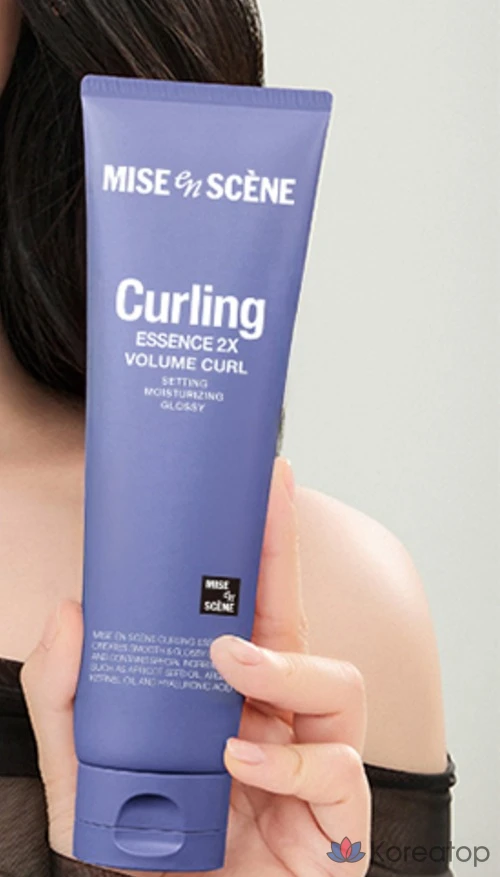 Эссенция-крем для волос Mise en Scene Curling Essence 2X Volume Curl Cream, 250 мл, 1 шт., фото 3