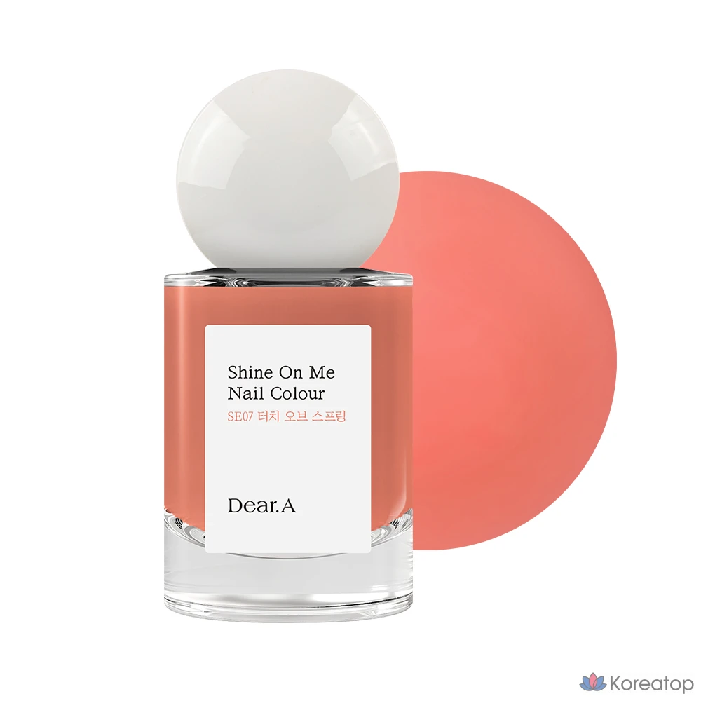 Лак для ногтей Dear.A Shine On Me Nail Color, оттенок SE07 Touch of Spring, 11 мл, 1 шт.