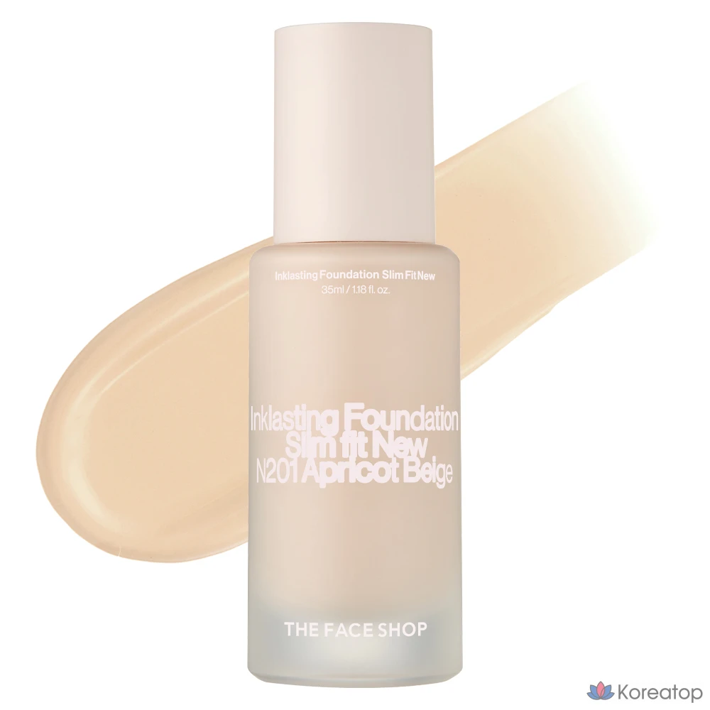 Фундация The Face Shop Ink Lasting Foundation Slim Fit New, оттенок N201, 35 мл, 1 шт.