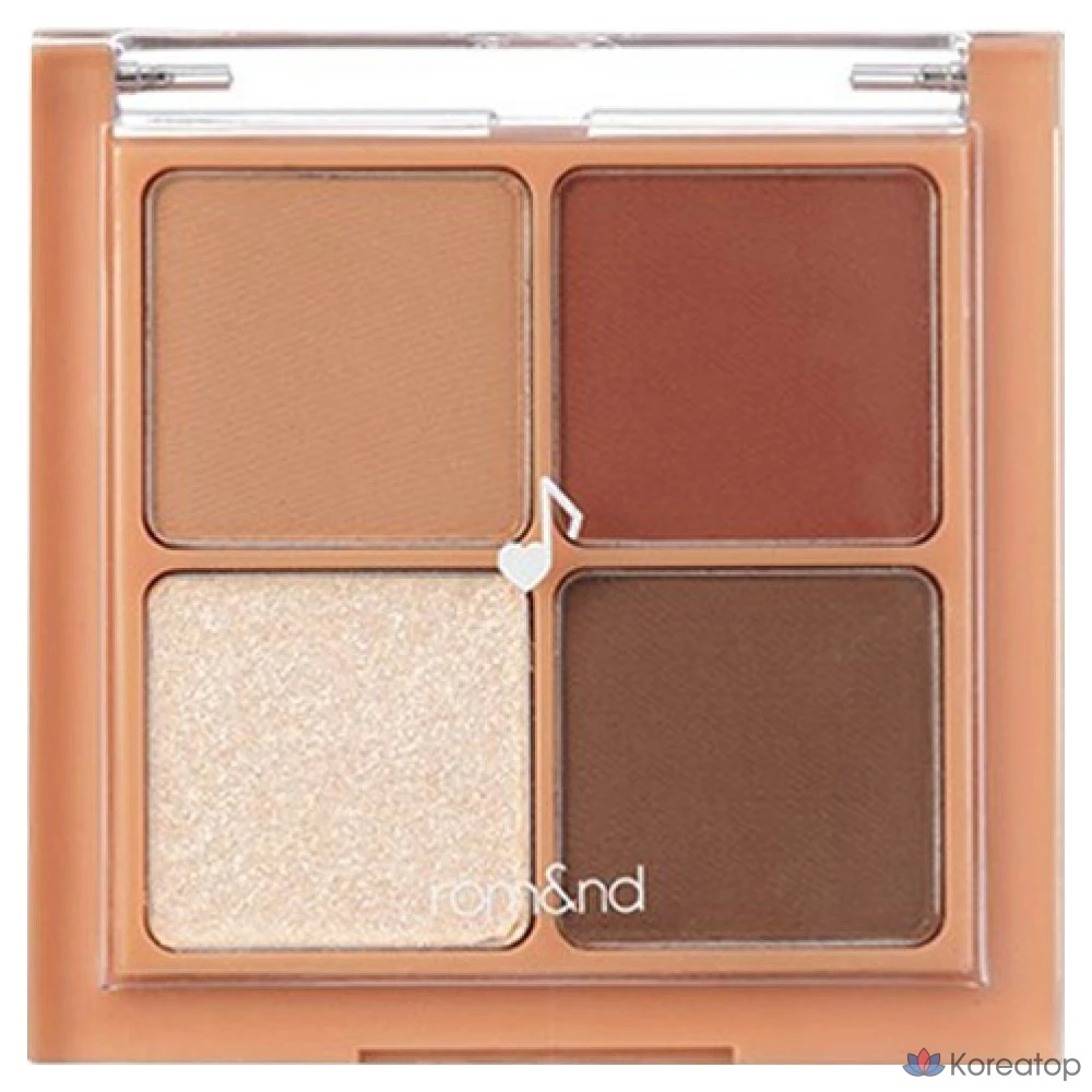 Палетка теней для век ROM&ND Better Than Eyes Eyeshadow Palette, оттенок M01 Dried Apple Blossom, 1 шт.