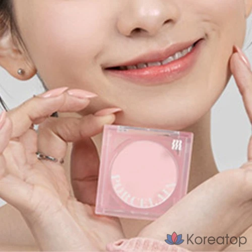 Румяна MERZY Porcelain Cheek Blusher, оттенок Pairing Pink, 4.2 г, 1 шт., фото 8