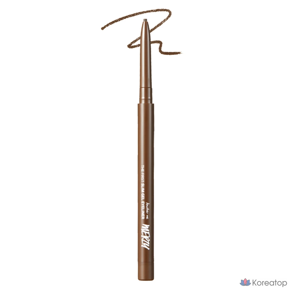 Подводка для глаз MERZY The First Slim Gel Eyeliner, оттенок GS4 Brown Quartz, 0.05 г, 1 шт.