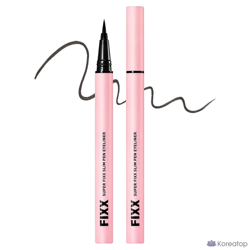 Айлайнер So Natural Powder Pore Fix Slim Pen Eyeliner, оттенок 01 Mocha Black, 0.4 г, 1 шт.