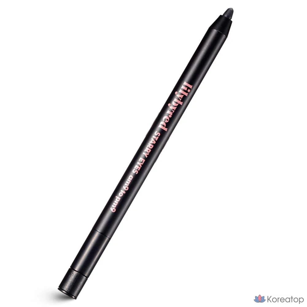 Гелевый карандаш для глаз Lilybyred Stareyes 9to9 Gel Eyeliner, оттенок 06 Matte Black, 0.5 г, 1 шт.
