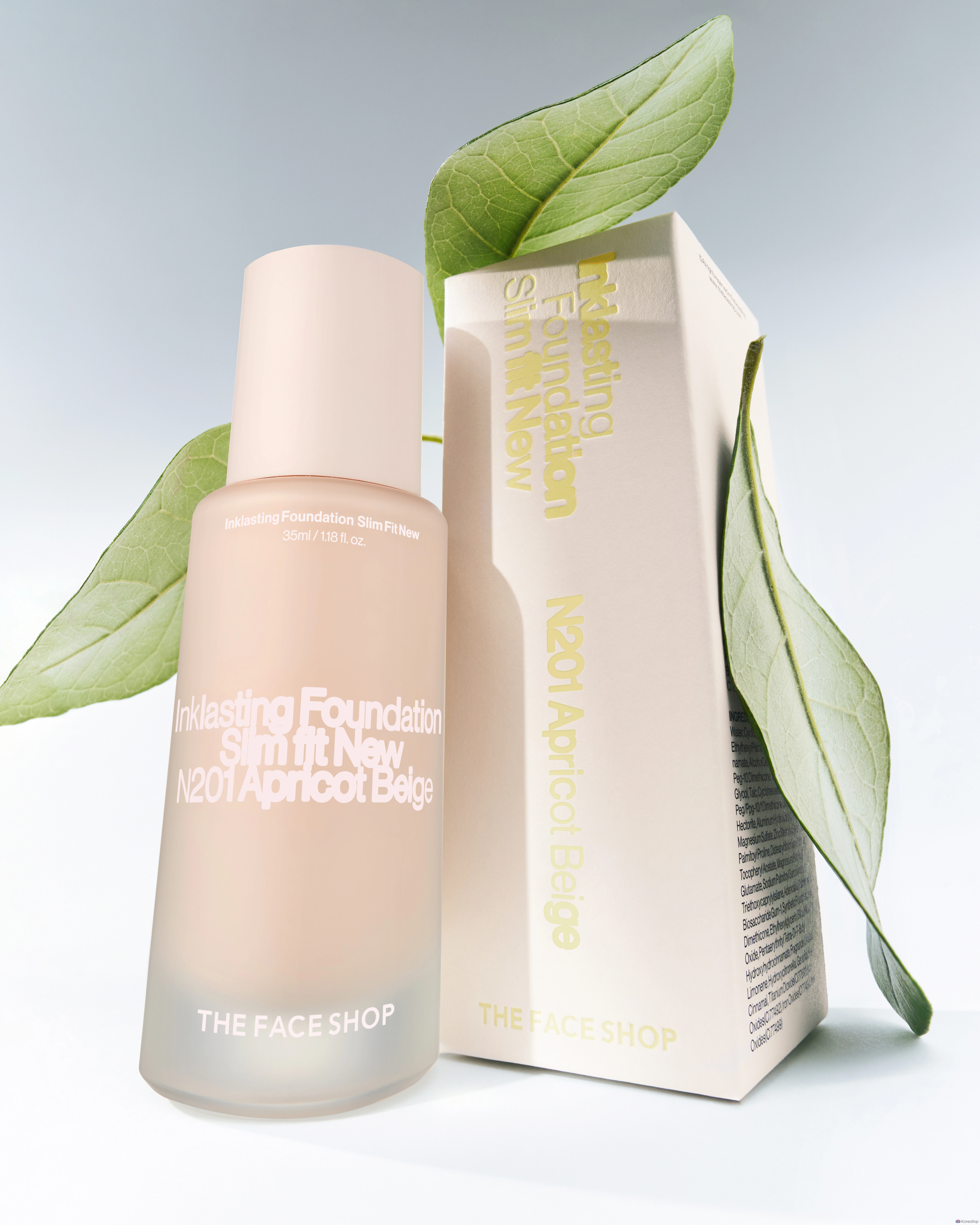 Фундация The Face Shop Ink Lasting Foundation Slim Fit New, оттенок N201, 35 мл, 1 шт.