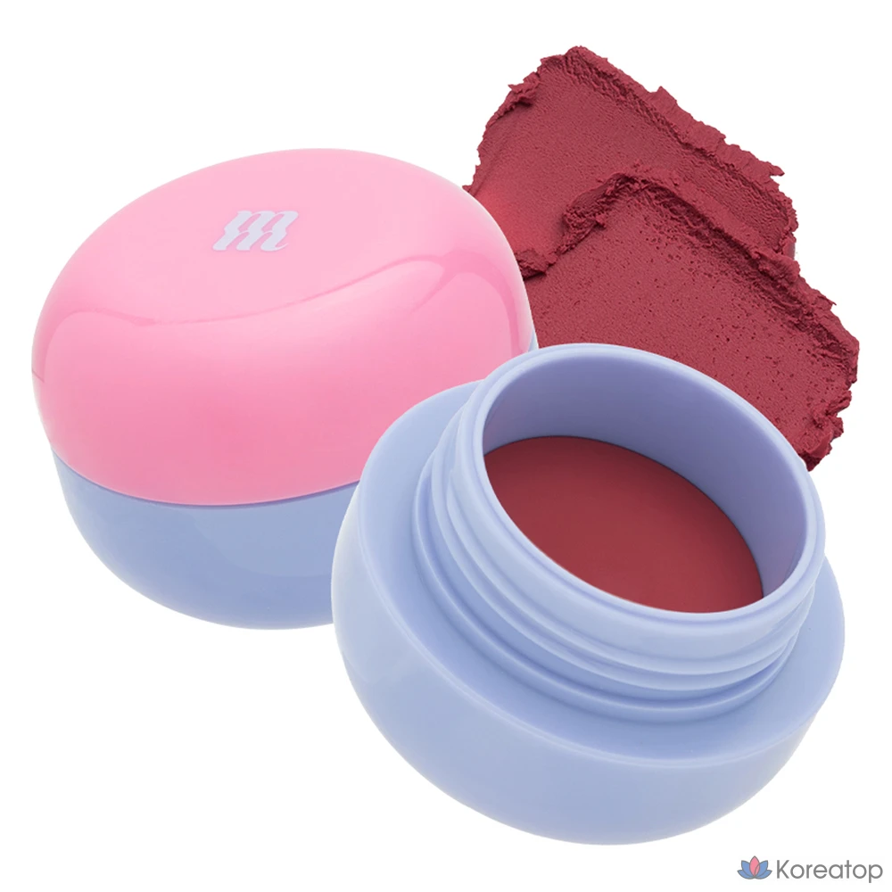 Тинт для губ MERZY Blurry Lip Mousse, оттенок BL7 Deep Cherish, 6 г, 1 шт.