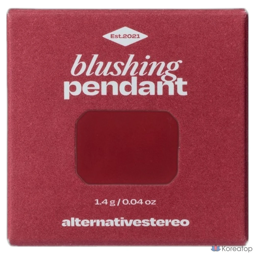 Бальзам для губ ALTERNATIVE STEREO Blushing Pendant Velvet Balm, оттенок V12 Garnet Shoe, 1.4 г, 1 шт.