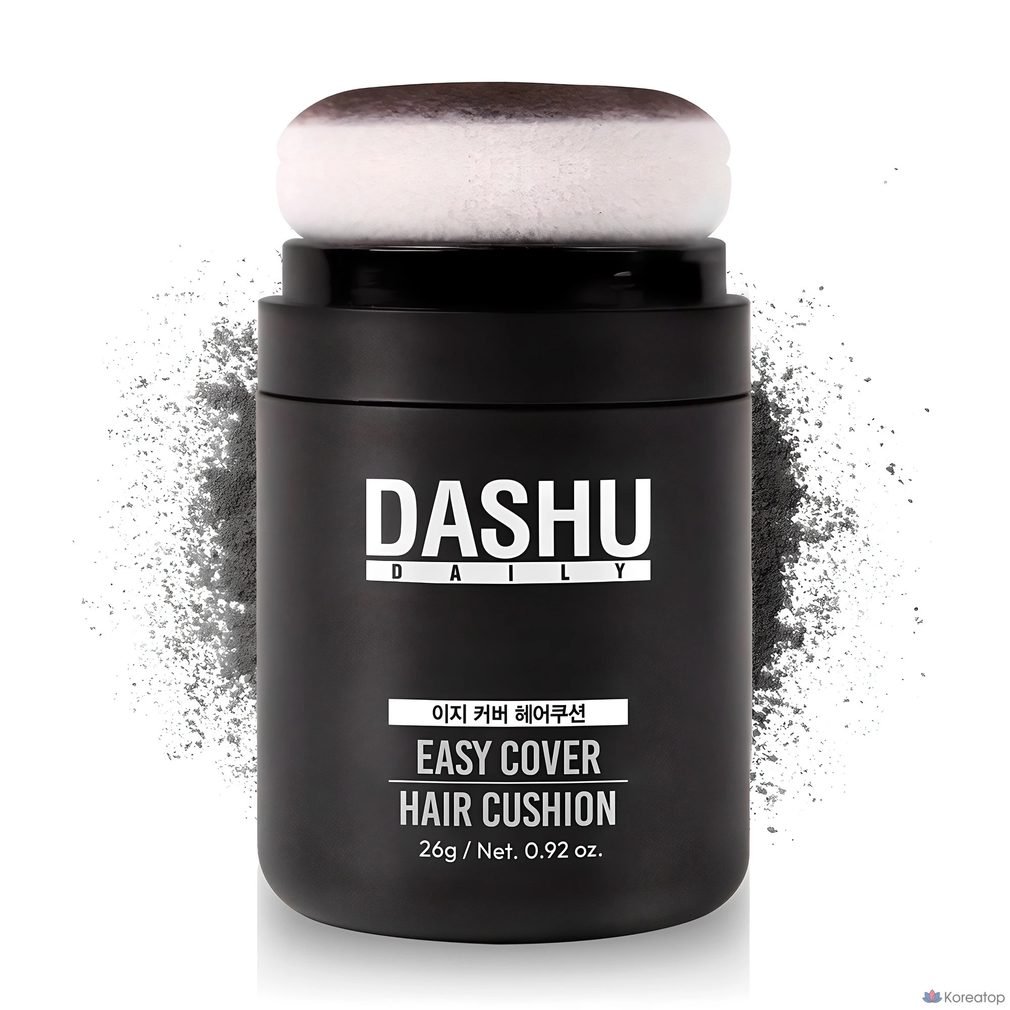 Кушон для волос DASHU Daily Easy Cover Hair Cushion, оттенок Natural Black, 26 г, 1 шт.