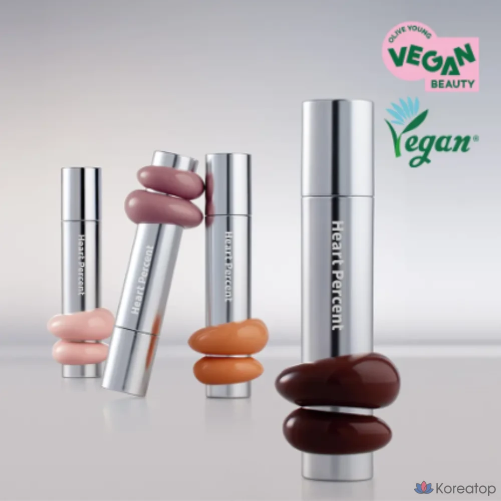 Тинт для губ Heart percent Dot On Mood One Way Glowy Tint, оттенок 17 Milky Salmon, 1 шт., фото 2