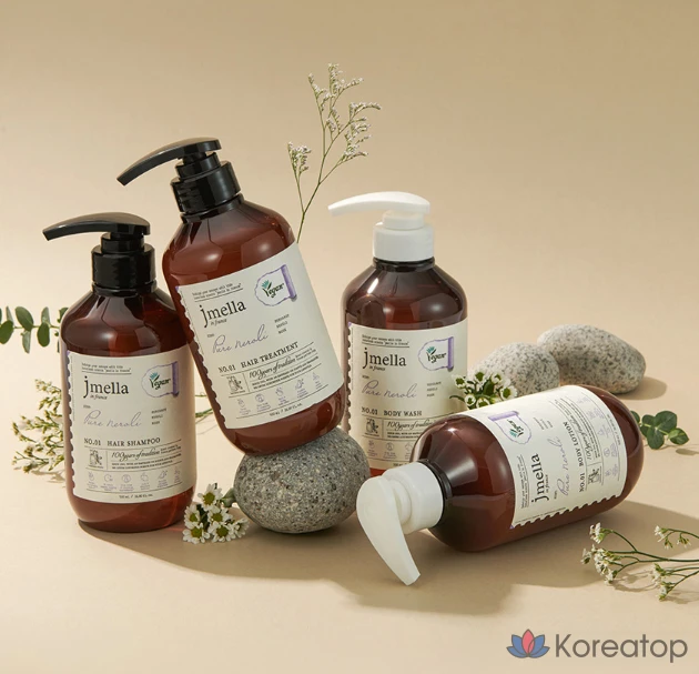 Гелевая основа для душа Jmella In France Pure Neroli Vegan Body Wash, аромат Orange Neroli, 500 мл, 1 шт.