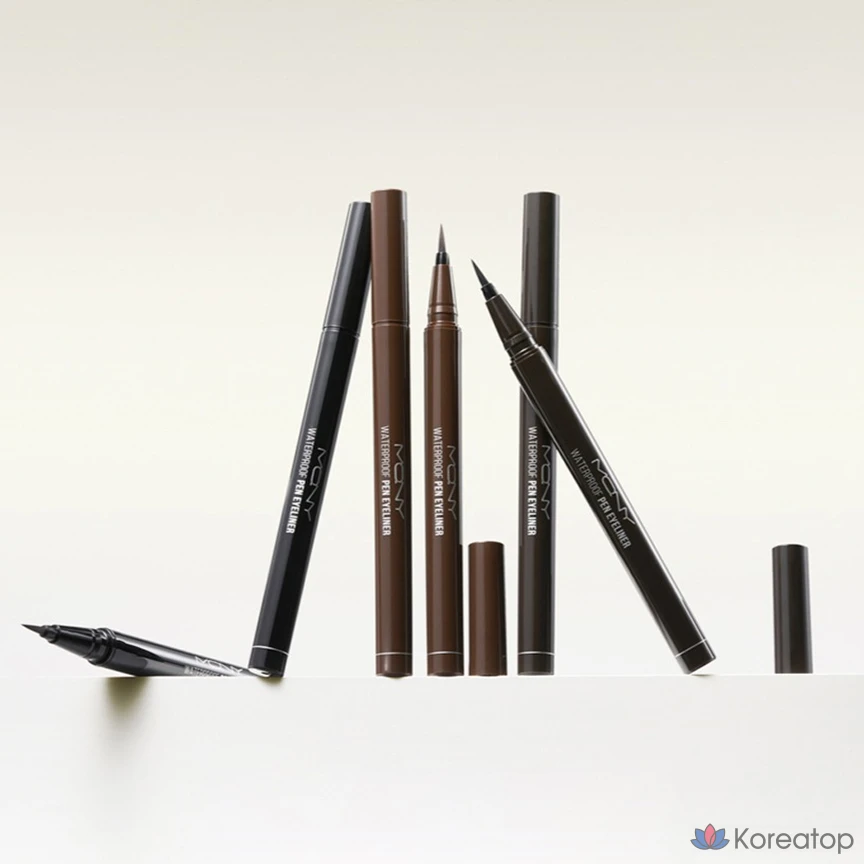 Айлайнер Mqny Waterproof Pen Eyeliner, оттенок Deep Black, 0.6 г, 1 шт., фото 8