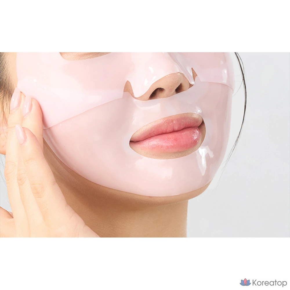 Гидрогелевая маска для лица Round Lab Camellia Deep Collagen Firming Gel Mask, 34 г, 20 шт., фото 6