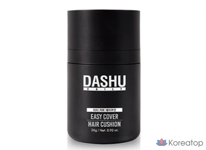 Кушон для волос DASHU Daily Easy Cover Hair Cushion, оттенок Natural Black, 26 г, 1 шт.