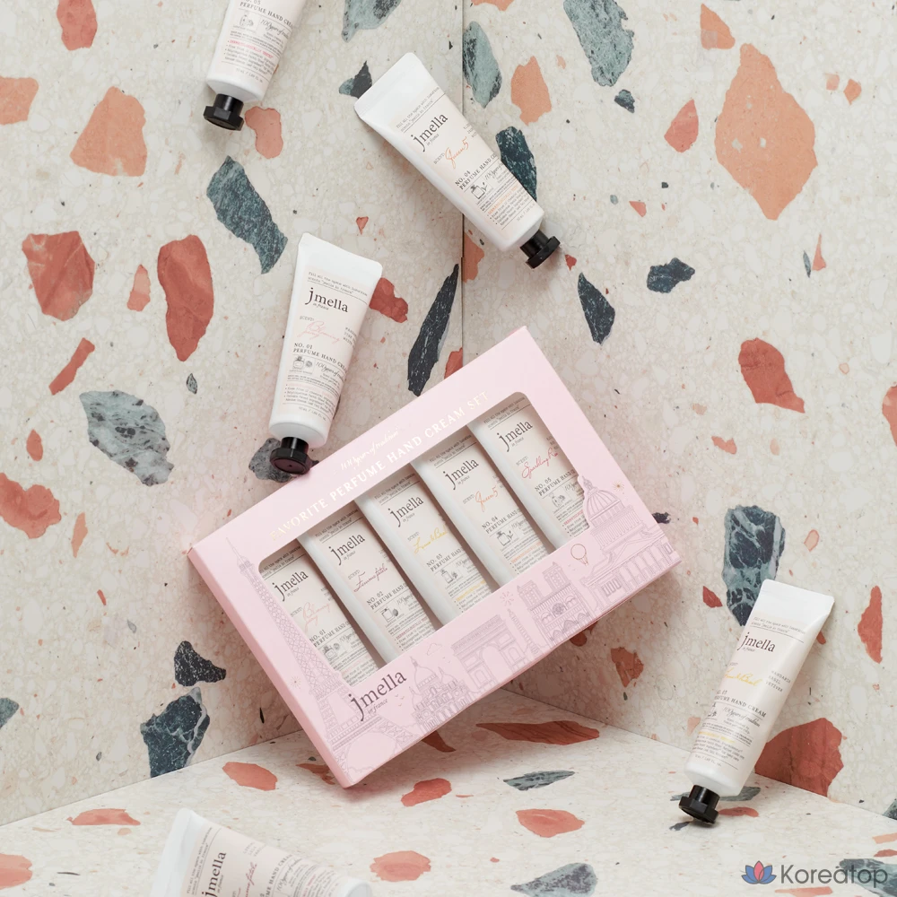 Набор для ухода Jmella In France Favorite Perfume Hand Cream 5-piece Set, 1 шт.