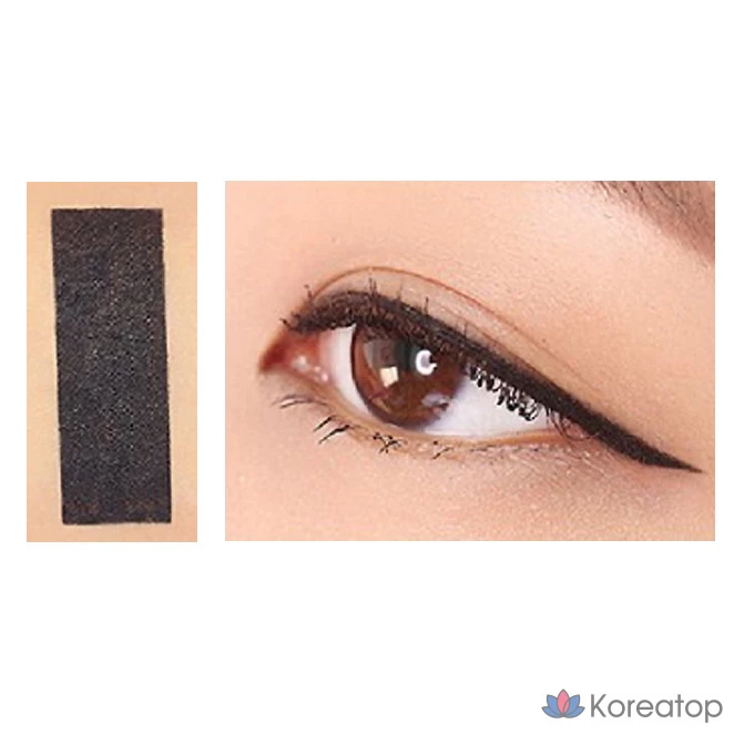 Гелевый карандаш для глаз Lilybyred Stareyes 9to9 Gel Eyeliner, оттенок 06 Matte Black, 0.5 г, 1 шт., фото 2