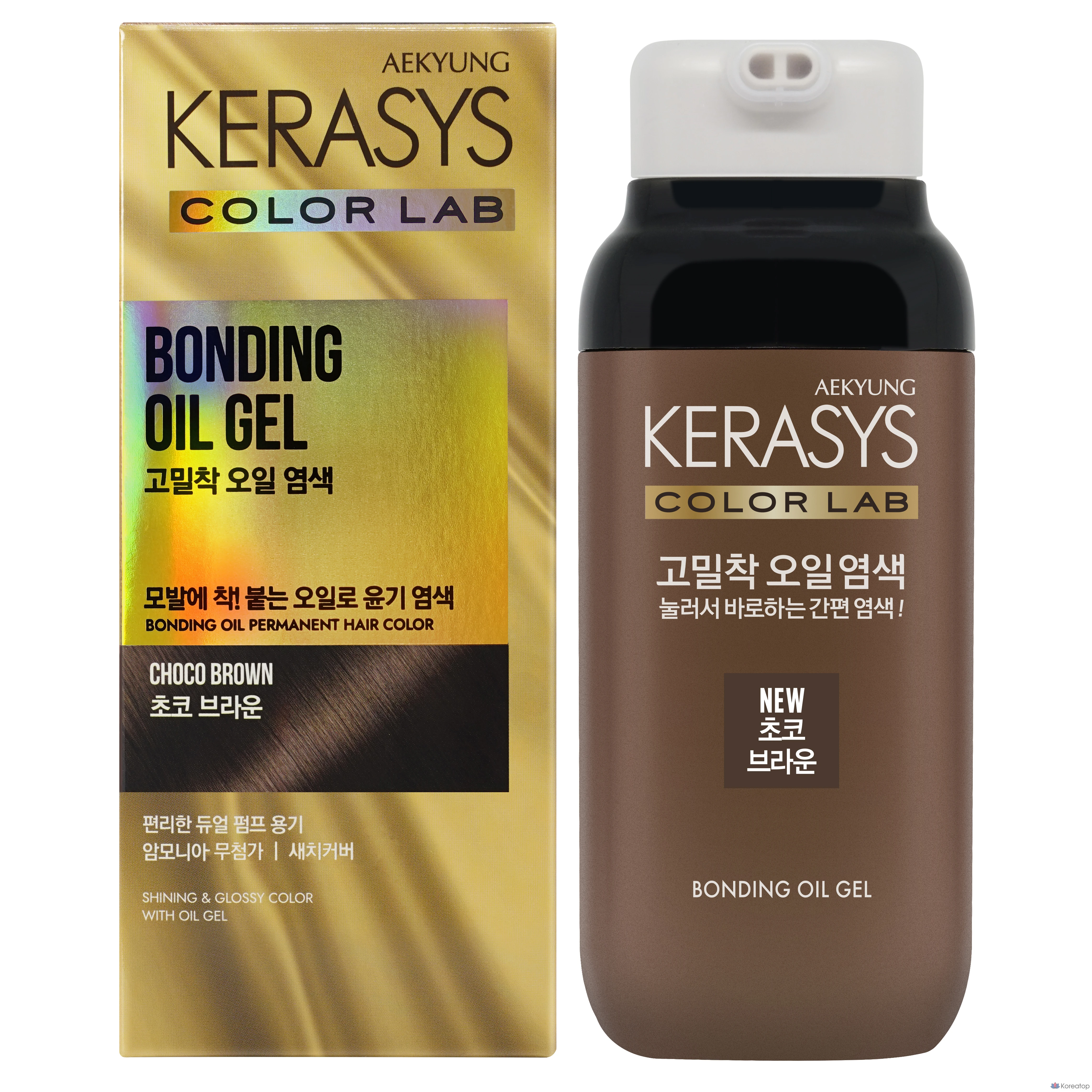 Окрашивающее масло KeraSys Color Lab High Adhesion Oil Dye, оттенок Choco Brown, 1 шт.