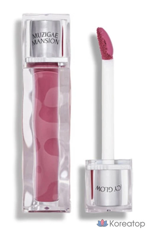 Блеск для губ Muzigae Mansion Icy Glow Lip Gloss, оттенок 01 Petal, 1 шт., фото 5