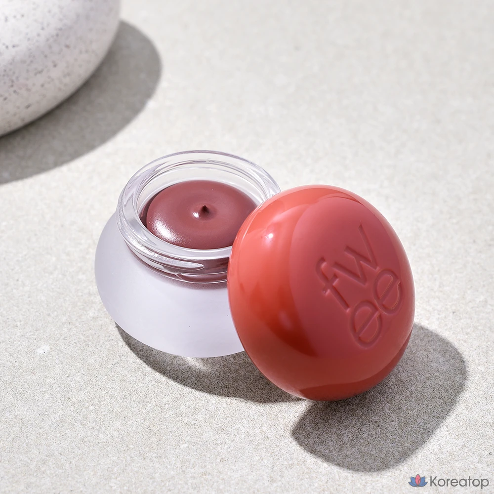 Бальзам для губ и щек fwee Lip & Cheek Blurry Pudding Pot, оттенок RS03 Faded, 5 г, 1 шт., фото 4