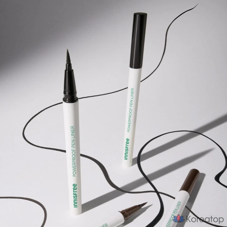 Подводка для глаз Innisfree New Powerproof Pen Liner, оттенок 1 Black, 0.6 г, 1 шт.