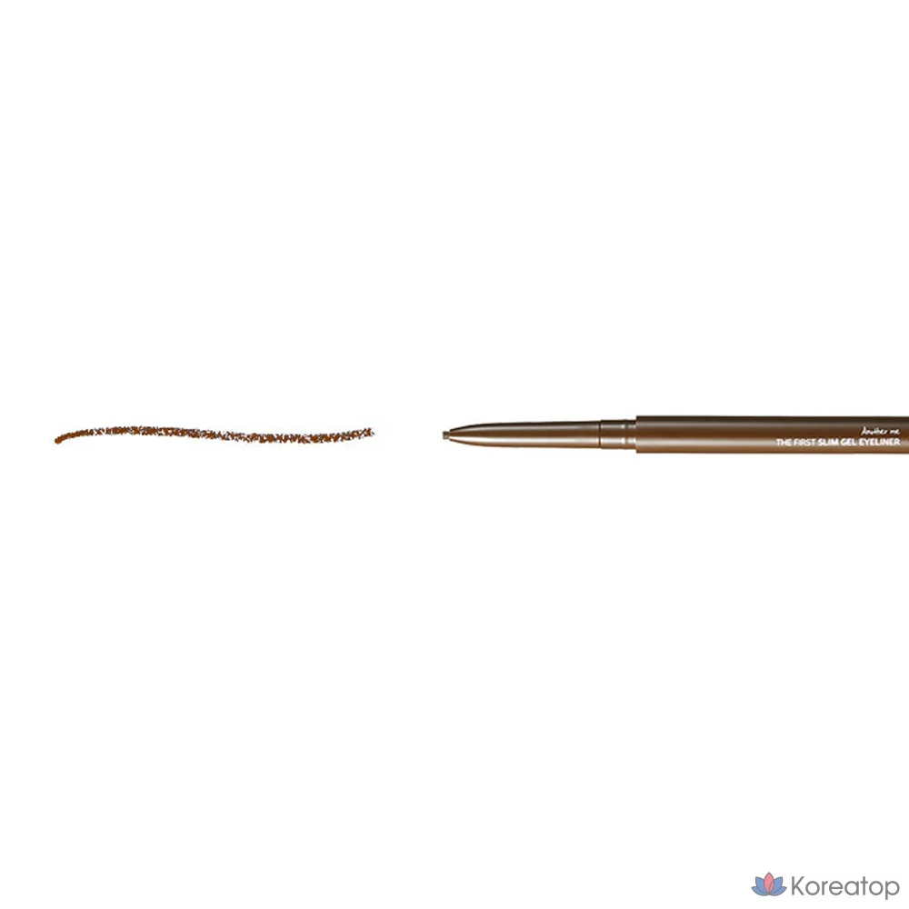 Подводка для глаз MERZY The First Slim Gel Eyeliner, оттенок GS4 Brown Quartz, 0.05 г, 1 шт., фото 3