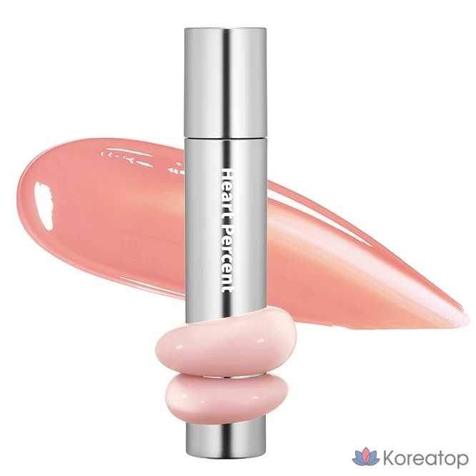 Тинт для губ Heart percent Dot On Mood One Way Glowy Lip Tint, оттенок 09 Peach Milk, 4 г, 1 шт.