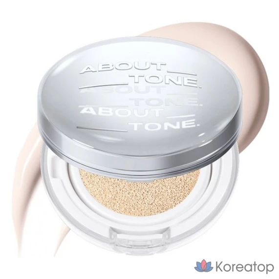 Кушон ABOUT TONE Skin Layer Fit Cushion, оттенок 21.5 Warm Beige, 13 г, 1 шт.