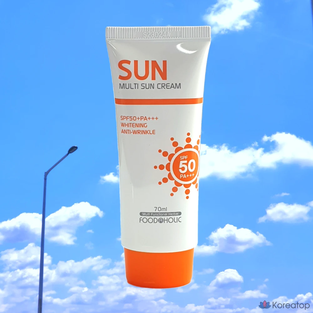 Солнцезащитный крем FoodaHolic Multi Sun Cream SPF50 PA+++, 70 мл, 1 шт.