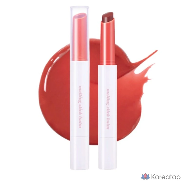 Бальзам для губ MERZY More Shine Melting Stick Balm, оттенок MS05 More Heart, 2 г, 1 шт.