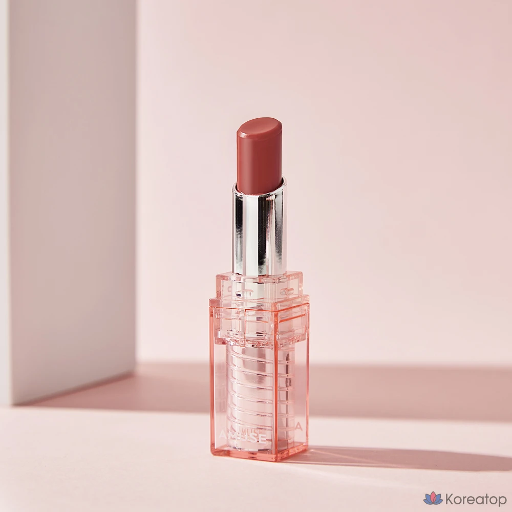 Бальзам для губ AMUSE Dew Lip Balm, оттенок 05 Salty Peach, 3.2 г, 1 шт.