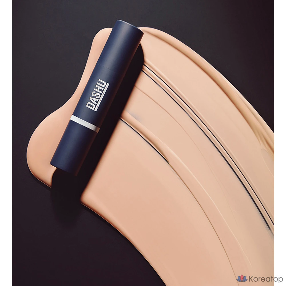 Стик-фундамент DASHU Men's Multi Cover Stick Foundation SPF50+ PA++++, оттенок 23-24, 12 г, 1 шт., фото 4