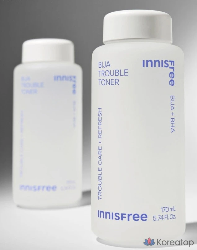 Набор для ухода Innisfree Bija Trouble 4-piece Set (Toner 170 мл + 25 мл + Lotion 100 мл + 25 мл), 6 шт., фото 8