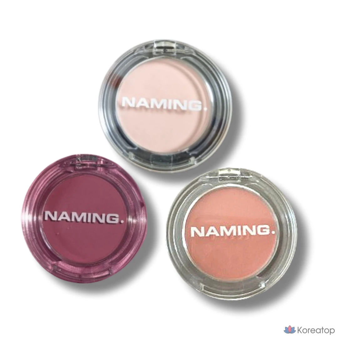 Пудровый румянец NAMING Fluffy Powder Blush, оттенок Kaya, 3.2 г, 1 шт.