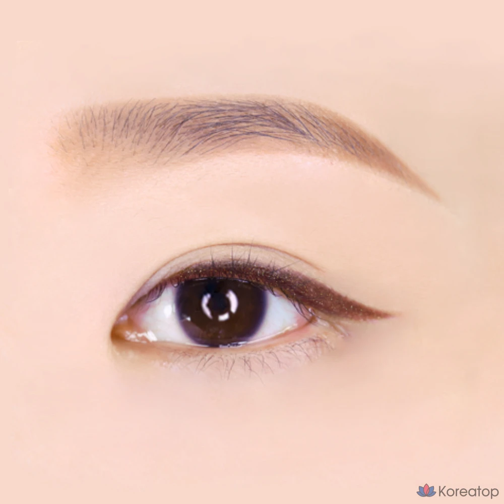 Подводка для глаз MERZY The First Slim Gel Eyeliner, оттенок GS4 Brown Quartz, 0.05 г, 1 шт., фото 4