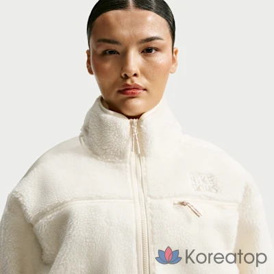 Куртка женская Nike NikeSKIMS Sherpa Oversized 3/4 Zip Jacket, фото 10
