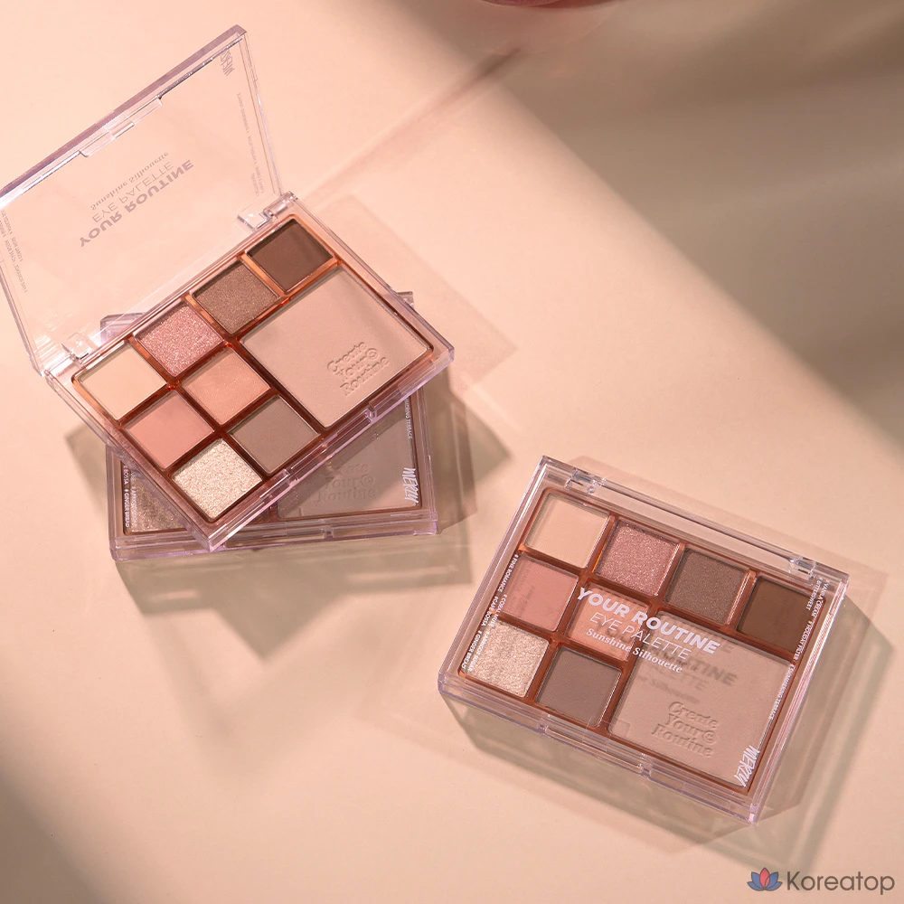 Палетка для век MERZY Your Routine Eye Palette, оттенок Sunshine Silhouette, 12.2 г, 1 шт., фото 5