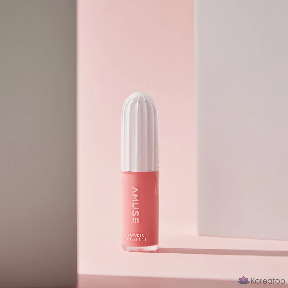 Тинт для губ AMUSE Powder Velvet Tint, оттенок 01 Rare Peach, 1 шт., фото 3
