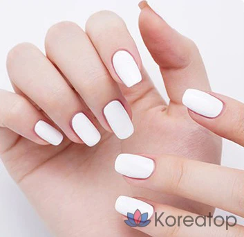 Лак для ногтей FMGT The Face Shop Easy Gel, оттенок 03 White Wish, 10 мл, 1 шт., фото 3
