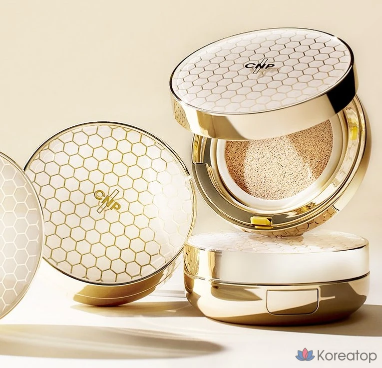 Кушон CNP Laboratory Propolis Ampoule In Matte Cushion, оттенок 21 Light Beige, 15 г + 15 г, 1 шт.