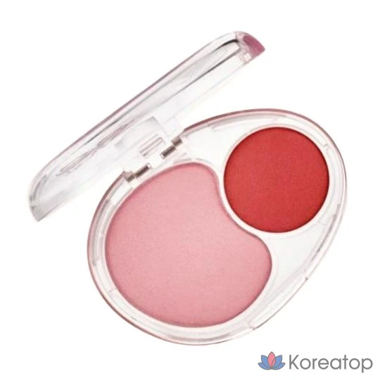 Блендер для румян fwee Mellow Dual Blusher, оттенок Fall in Highkey, 1 шт., фото 2
