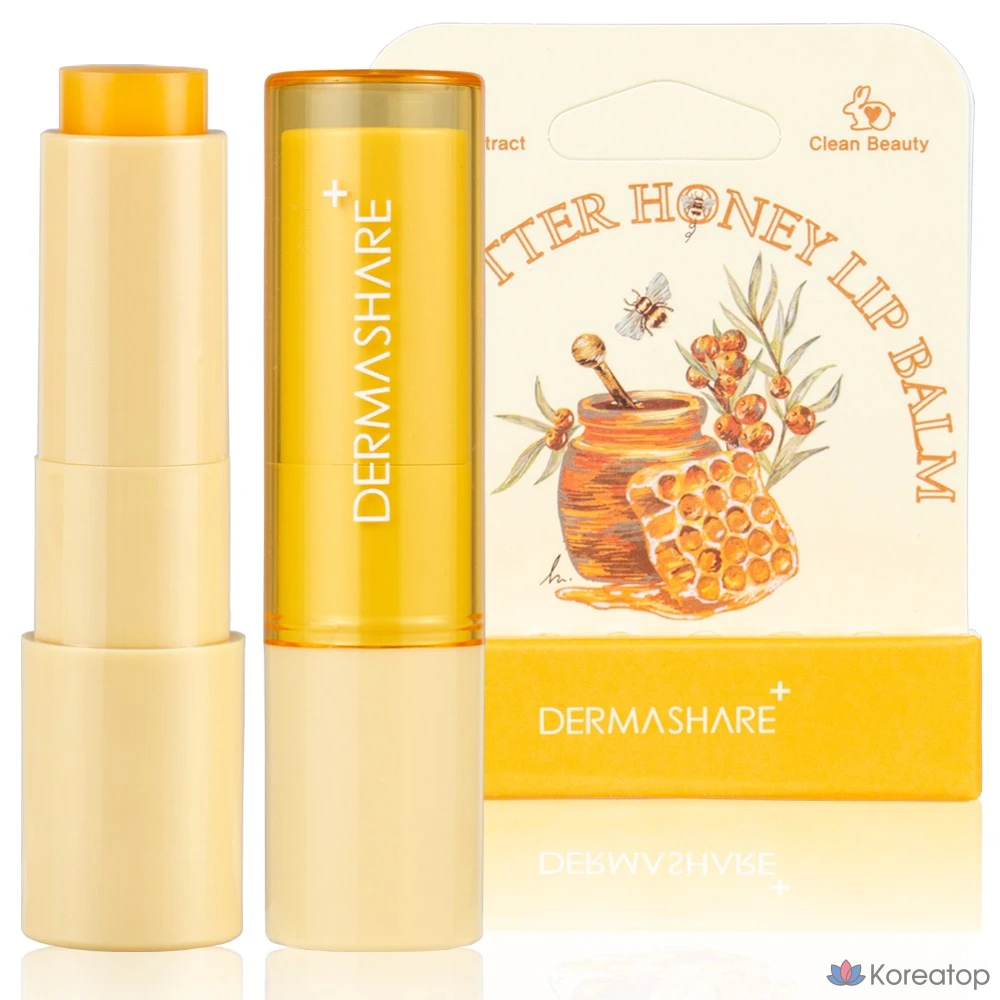 Бальзам для губ Dermashare Shea Butter Honey Lip Balm, 3.8 г, 1 шт.