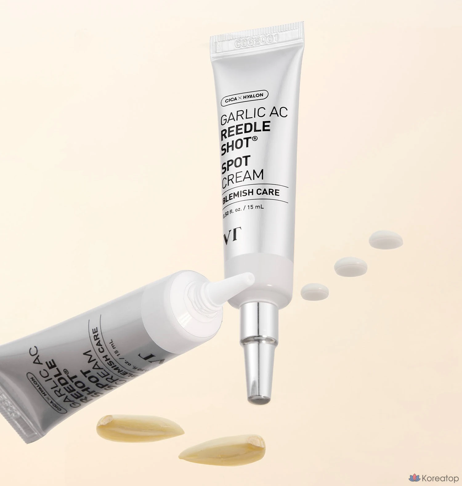 Крем для лица VT Cosmetics Garlic AC Riddleshot Spot Cream, 15 мл, 1 шт.