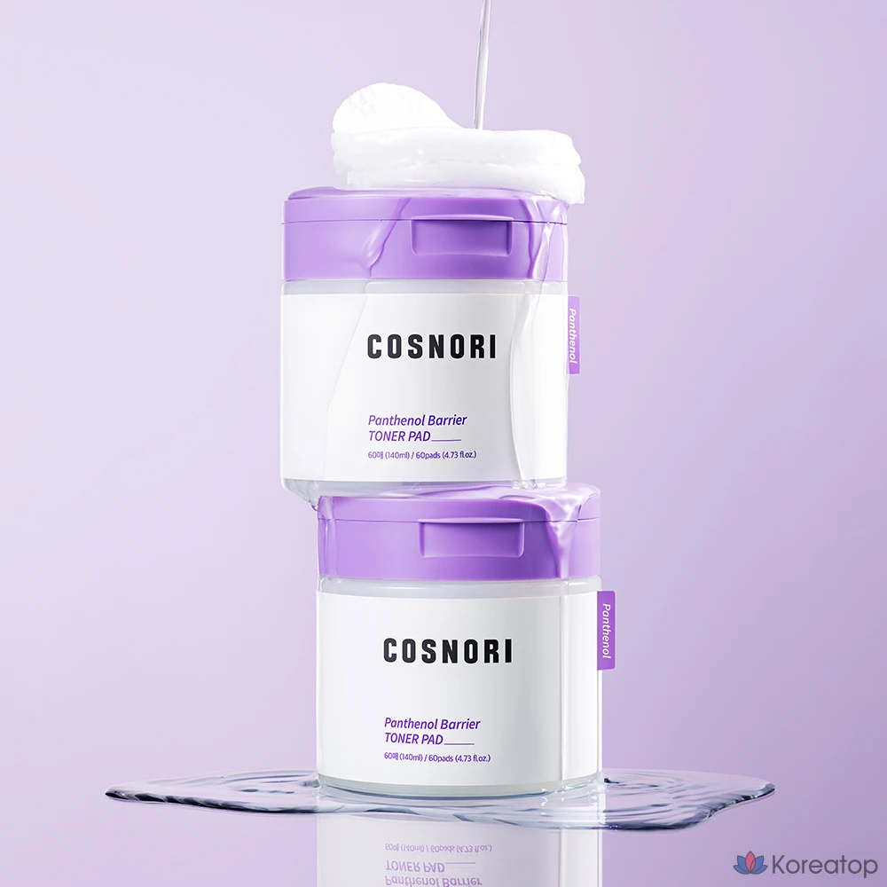 Тонер-пэды Cosnori Panthenol Barrier Toner Pad, 140 мл, 60 шт.