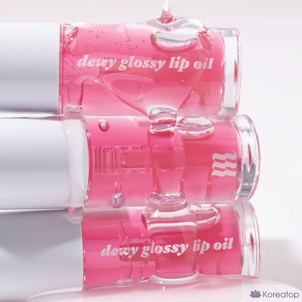 Бальзам для губ MERZY Dewy Glossy Lip Oil, оттенок Sheer Pink, 3.5 мл, 1 шт.