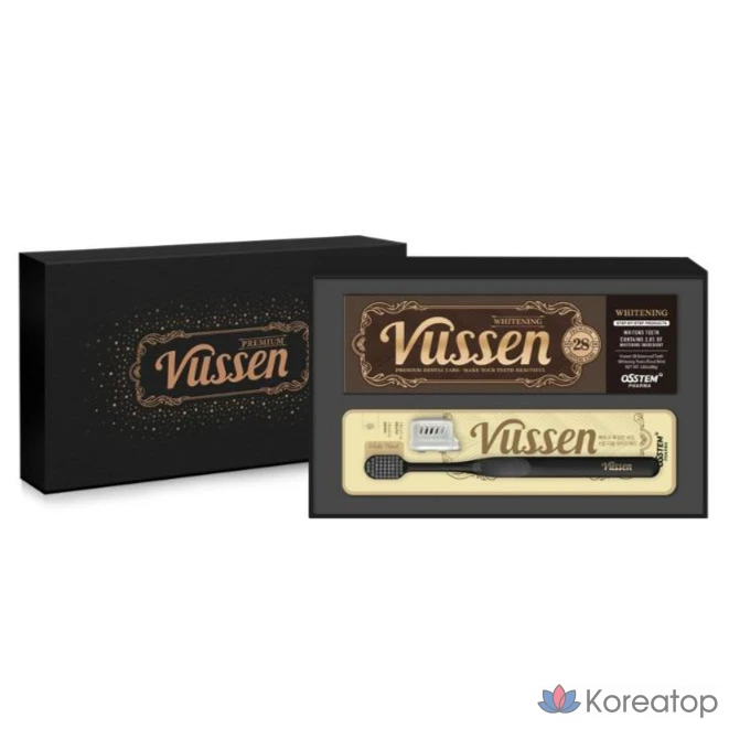 Зубная паста Vussen Osstem Toothpaste Toothbrush 1:1 Gift Set (паста 1 шт. + щетка 1 шт. + чехол + пакет), 120 мл, 1 шт.