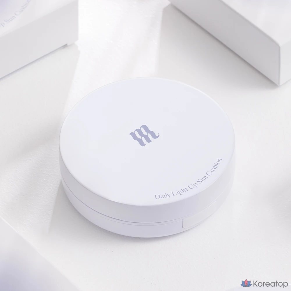 Солнцезащитный кушон MERZY Daily Light Up Sun Cushion SPF50+ PA++++, 12 г, 1 шт.
